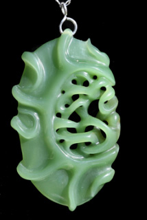 Sculptured Jade Pendant